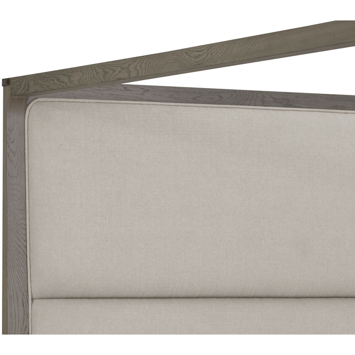 Danette Zenith Taupe Grey Canopy Bed, King